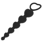 BLACK&SILVER Mila Silicone Heart Chain – 18 cm – Black — Photo 2