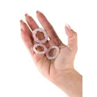 Fantasia Intensity Cock Rings – Clear — Photo 3