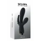 SELOPA TRIPLE ACES mitmefunktsionaalne silikoonintiimseade – lilla – USB — Foto 1