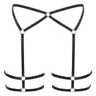 Cottelli LINGERIE Adjustable Suspender Belt – Black – L/XL — Photo 5