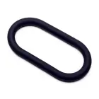 Silikoninis Hefty Wrap žiedas – varpos žiedas – 23 cm (9″) – juodas — Nuotrauka 1