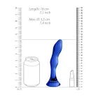 Gallant stikla dildo – 20 cm (7.9″) – Zils — Foto 8