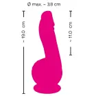 Sweet Smile jaudīgs vibrators – 19 cm (7.5″) – rozā Foto 10