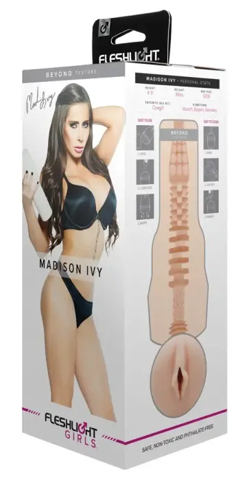 Madison Ivy Beyond - Realistic Vaginal Masturbator - 25 cm