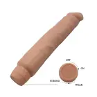 BAILE- Elastīgs daudz ātrumu vibrators – 25.5 cm (10″) – ādas krāsa Foto 10