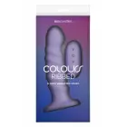 COLOURS Ribbed 6 Inch – вибрирующий силиконовый интимный прибор с пультом – фиолетовый — Фото 1