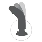 King Cock realistiškas vibratorius su sėklidėmis – 18 cm (7″) — Nuotrauka 7