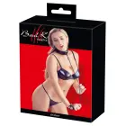Stylish Padded Collar with Leash – Black — Photo 5