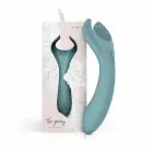 Bloom Peony divpusējs pāru vibrators – zaļš — Foto 1