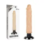 BASECOCK realistiškas vibratorius 2-in-1 – 20 cm (7.8″) – kūno spalva — Nuotrauka 1