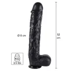 Extreme XXL analinis dildo – 52 cm (20.5″) – Juodas — Nuotrauka 1