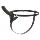 RC vibruojantis dvigubas strap-on – 15.5 cm — Nuotrauka 3