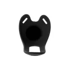 INFERNO Hollow Vibrating Strap-On Dildo – 18 cm – Black — Photo 9