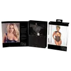 Abierta Fina Lace Bodysuit with Open Cups and Crotchless Design – Black – S — Photo 12
