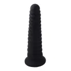 Hismith KlicLok rievots dildo – 25 cm (10″) – Melns Foto 3