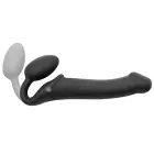 Вибрирующий страпон-вибратор – 15.2 cm (6″) – черный — Фото 4