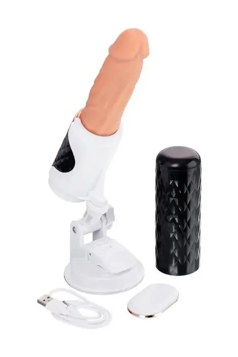 Sekster seksa mašīna no MotorLovers – melna – 29 cm Foto 12