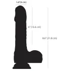 Naked Addiction Noir R&T Реалистичный вибратор – 23 см (9″) – черный — Фото 9