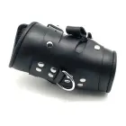 Red Leather Suspension Cuff Black — Photo 3