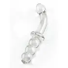 Dvipusis analinis ir G taško dildo – Skaidrus — Nuotrauka 1