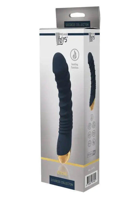 GODDESS COLLECTION AEOLUS вибратор – 21 cm (8.5″) – черный