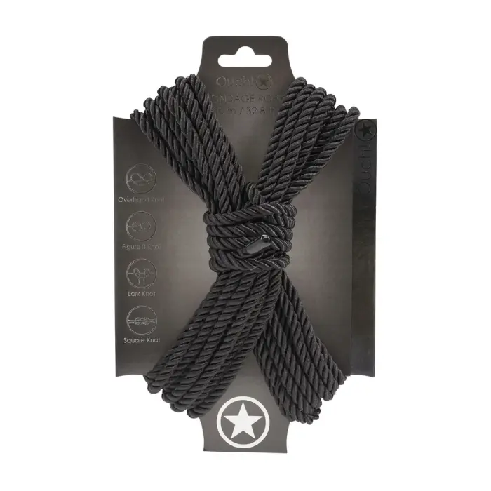 Polyester Bondage Rope - 32.8 ft / 10 m - Black Foto 2