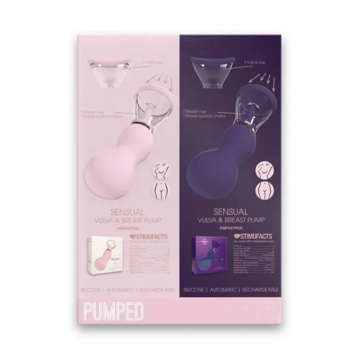 Pipedream Pump Worx PMP047 Intimate Machine Pink-Purple, Compact Design
