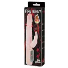 BAILE FIRE BUNNY vibratorius – 18 cm (7″) – rožinis — Nuotrauka 8
