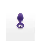 Deimantinis analinis kištukas S – 10 cm (4″) – Violetinis Photo