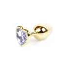 MyLove Toys Jewellery širdies formos analinis kištukas – 7 cm – Skaidrus — Nuotrauka 7