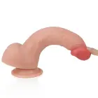 LoveToy Dual Layered Platinum Silicone Cock – реалистичный двухслойный фаллоимитатор – силикон – 20,3 см — Фото 4