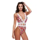 Baci Lingerie baltas ziedu mežģīņu bodijs – M/L — Foto 1