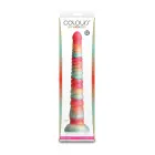 Segmentuotas dildo – 30.5 cm (12″) – Raudonas — Nuotrauka 3