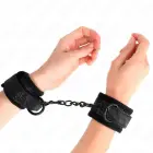 Kink Dark Lace Neoprene Adjustable Wrist Cuffs – Black — Photo 4