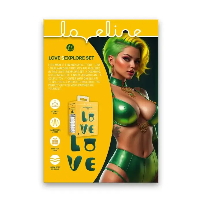 Loving Joy LOVE138GRN Flexible Compact Intimate Device - Green