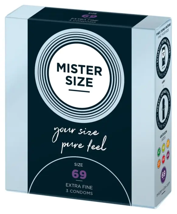 Mister Size 69 mm презервативы – 3 шт. Фото num