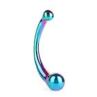 Kumer G-punkti vikerkaarevärviline dildo – 18 cm (7″) — Foto 5