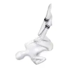 Anonymo anclecuffs, polyester, silver, 28.5 cm Foto 1