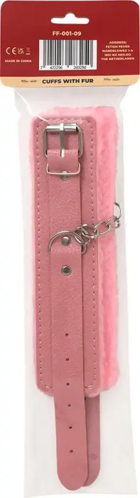 Fetish Fever - Cuffs With Fur - Pink Photo