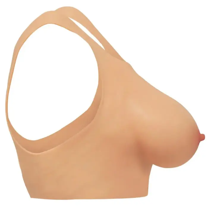 Perky Pair D-Cup Silicone Breasts - Flesh Photo