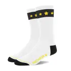 Gold Star Socks - White/Black/Gold Foto 2