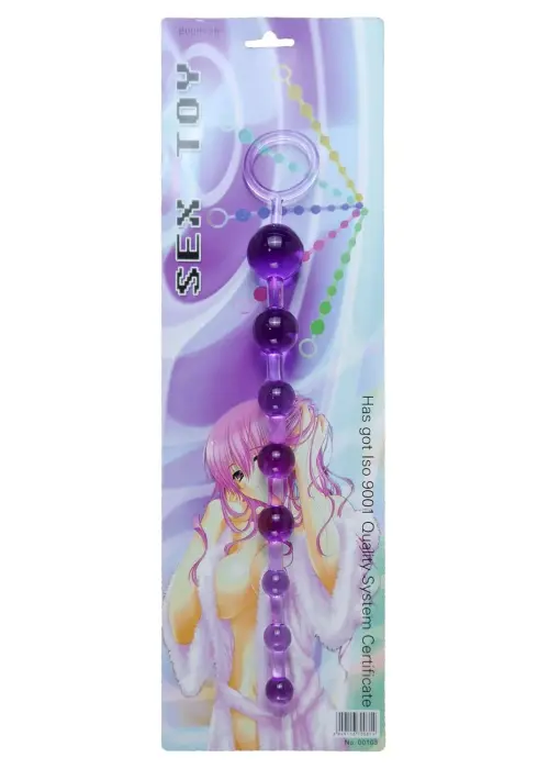 Plug/kulki-Jelly Anal 10 Beads Purple Photo