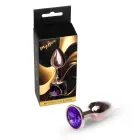 MyLove Toys Jewellery Red Gold анальная пробка – 7 см – Фиолетовая — Фото 1