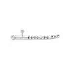 Kiotos Hollow Penis Plug with 2 Removable Knobs – 10.9 cm – Metal — Photo 5