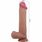 Pretty Love Sliding Skin Series модель с присоской – 26 см (10.2″) – коричневый — Фото 6
