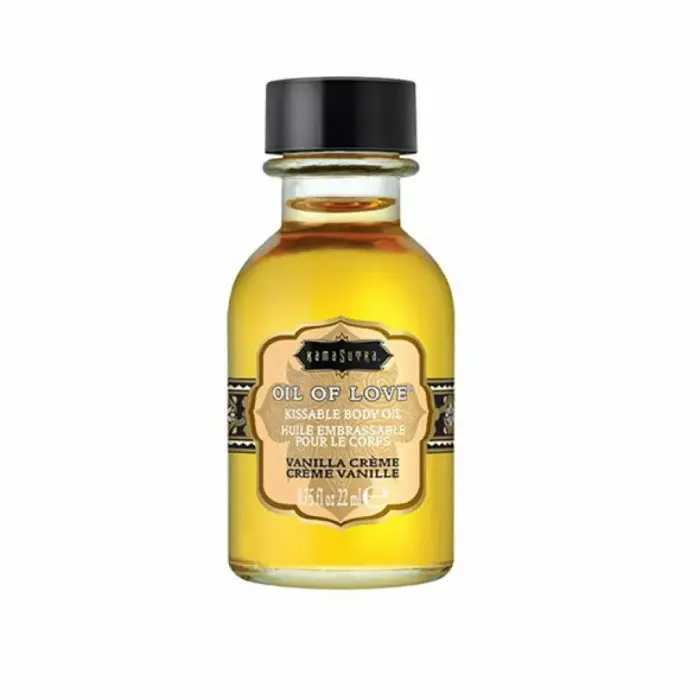 Kama Sutra Oil of Love Vanilla Creme согревающее масло на водной основе – 22 мл