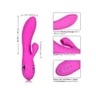 Malibu Minx кролик-вибратор с функцией всасывания – розовый — Фото 6