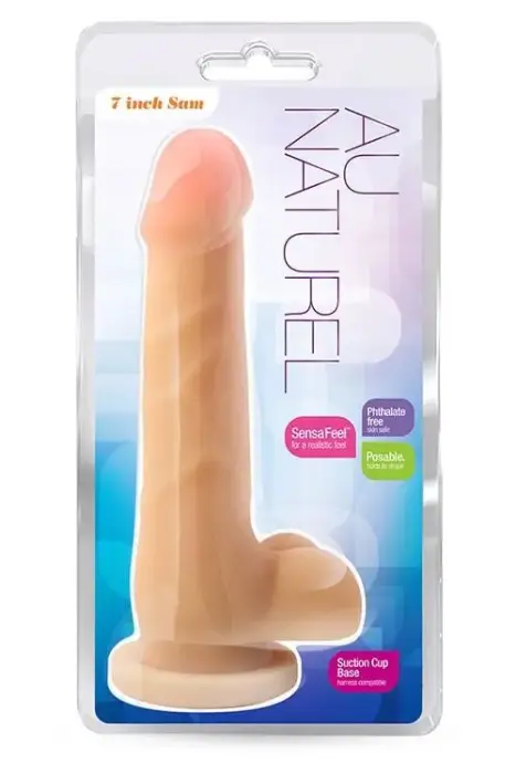 Au Naturel realistlik dildo – 18 cm (7″) – nahavärv