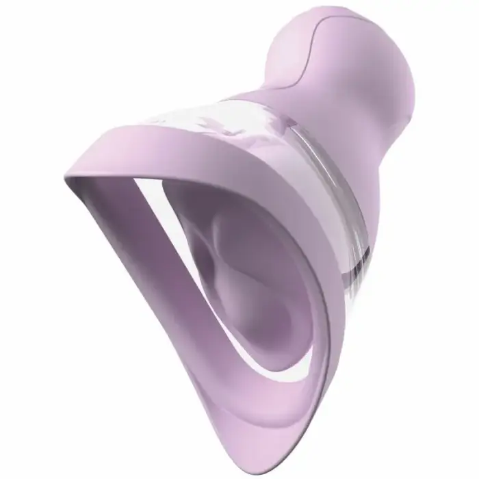 Fantasy For Her Veloura Touch Pleasure Pump – система внешней стимуляции с вакуумом и вибрацией – фиолетовый