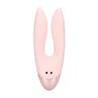 Amour divu motoru vibrators – rozā Foto 4